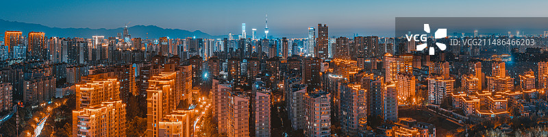 西安市雁塔区城市风光图片素材