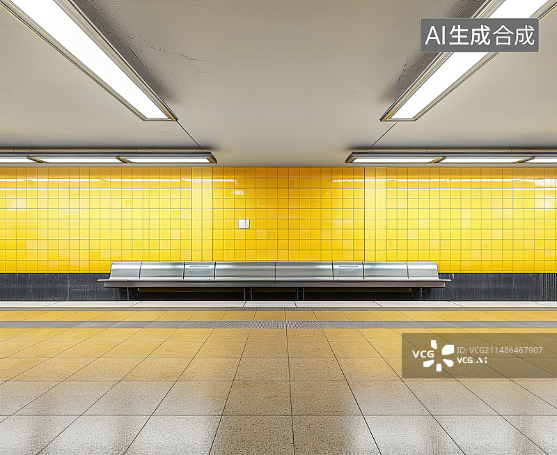 【AI数字艺术】现代建筑内部空间图片素材