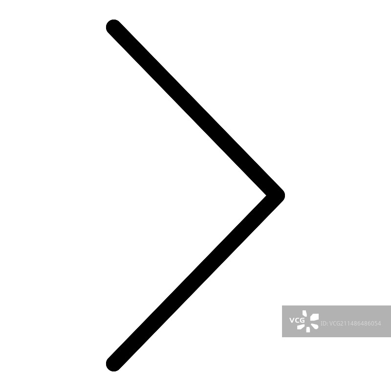 下一步按钮扁平图标（白色背景）图片素材