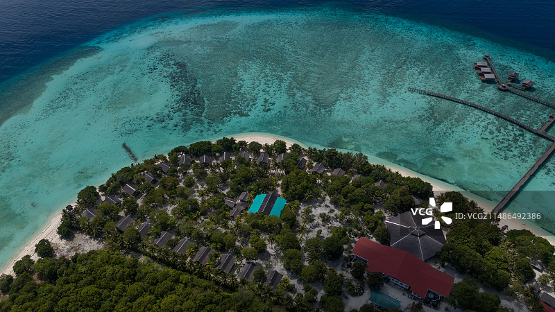 仙本那之邦邦岛图片素材