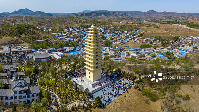 葫芦岛明性寺塔图片素材
