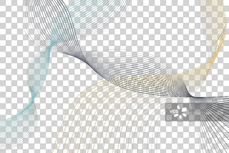 蓝白线条抽象背景图片素材