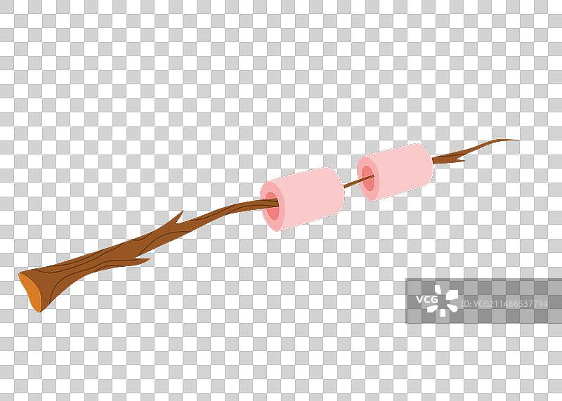 棉花糖棒图片素材