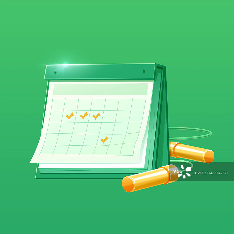 打卡表图片素材