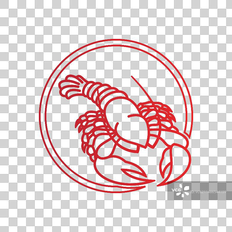 龙虾设计图标图片素材