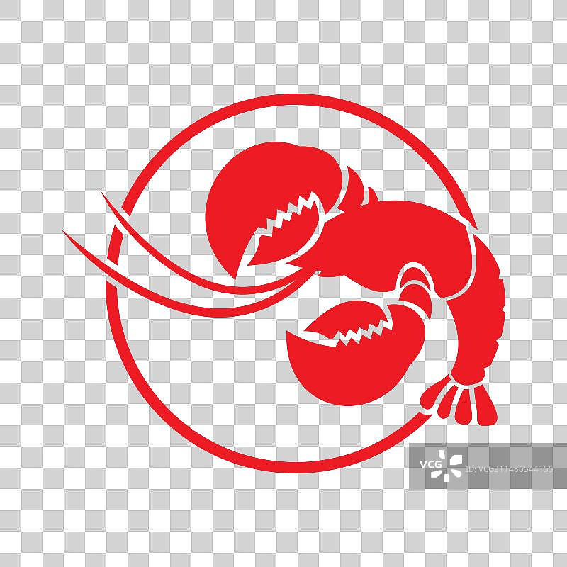 龙虾设计图标图片素材