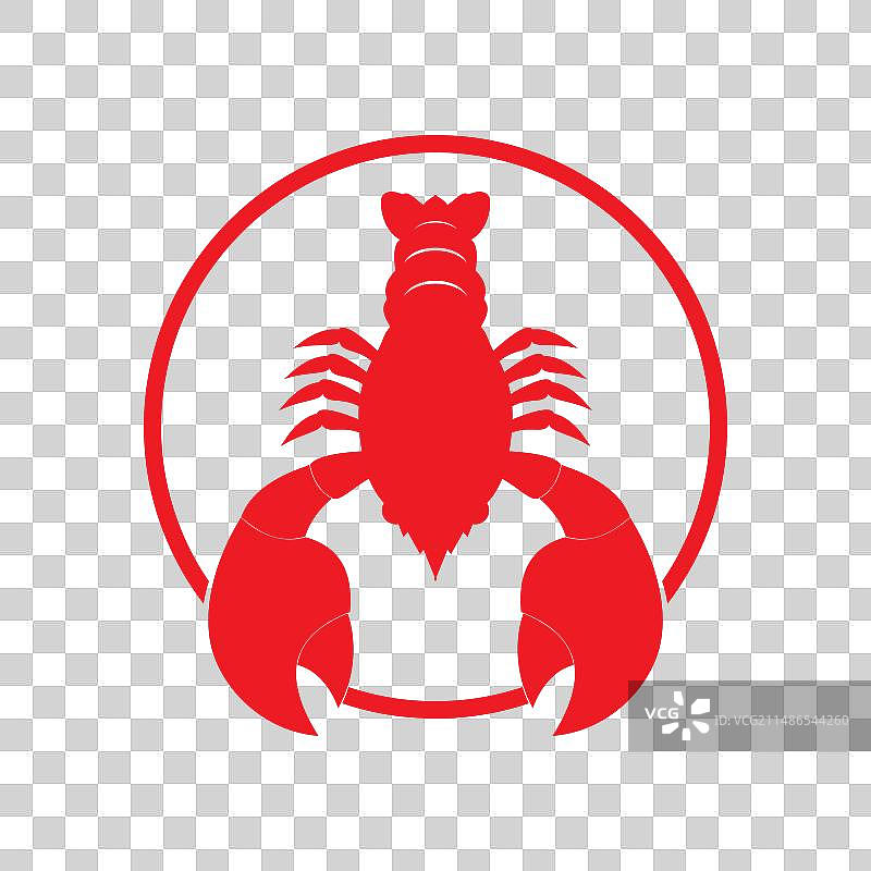 龙虾设计图标图片素材