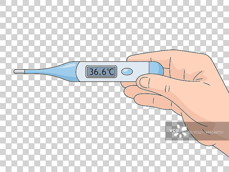 医用电子体温计图片素材