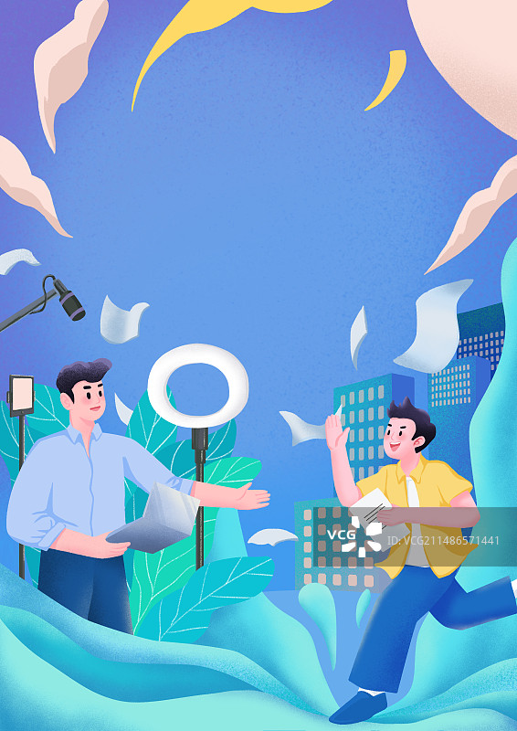 招聘直播图片素材