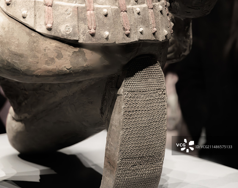 陕西省西安市兵马俑博物馆、秦始皇陵、兵马俑、彩陶、战车图片素材