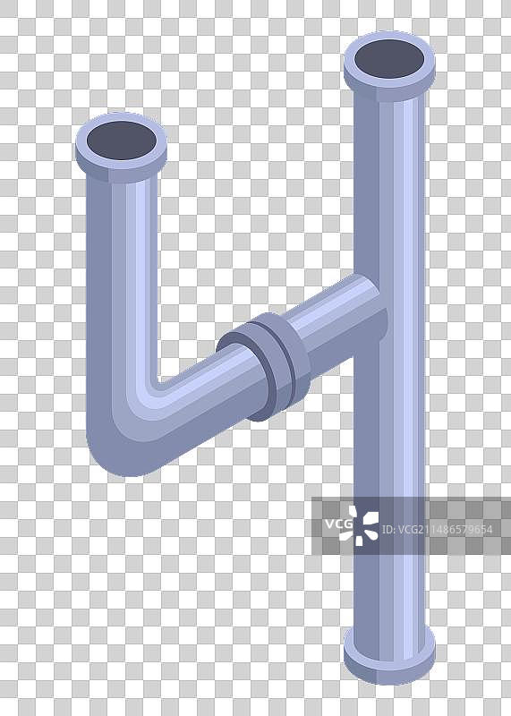 2.5D水管管道图片素材