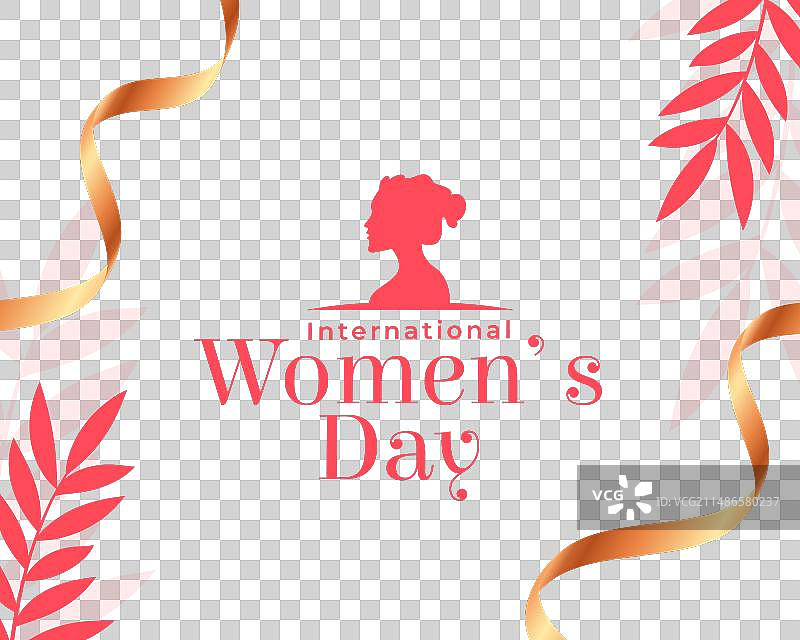 国际妇女节装饰贺卡图片素材