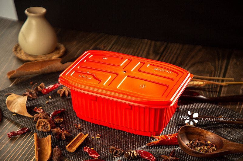 自热餐饮包装图片素材