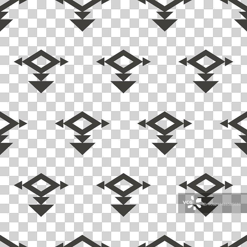 部落西南被子纳瓦霍无缝图案图片素材