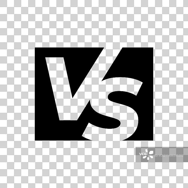 VS字母标志设计灵感图片素材