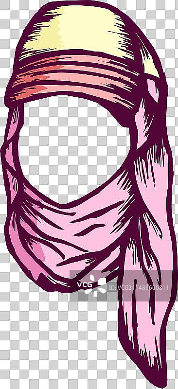 休闲头巾和帽子图片素材