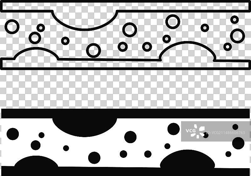 动脉阻塞图标，胆固醇阻塞动脉图片素材