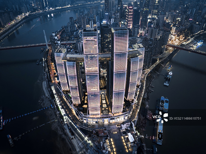 重庆来福士广场图片素材