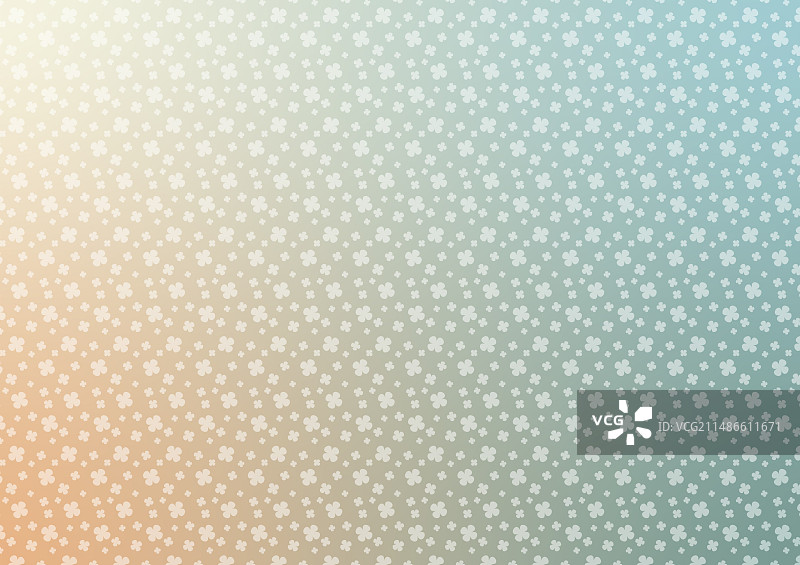 幸运四叶草图案软渐变设计图片素材