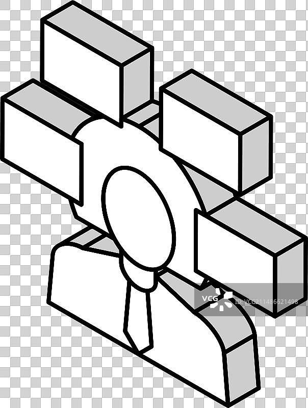 人物理解任务2.5D图标图片素材