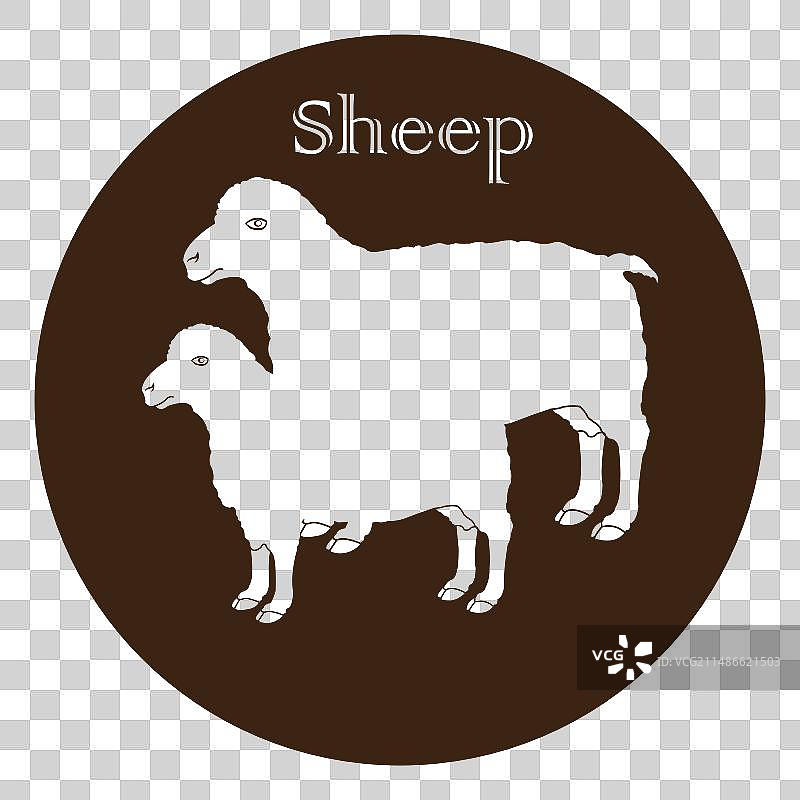 绵羊图标图片素材