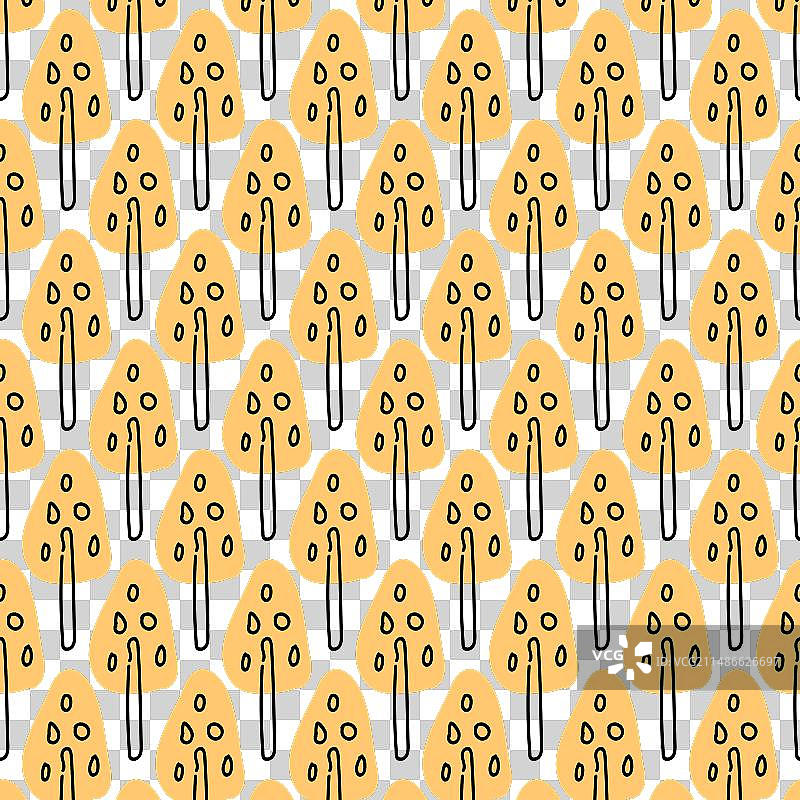 斯堪的纳维亚风格简约无缝图案图片素材