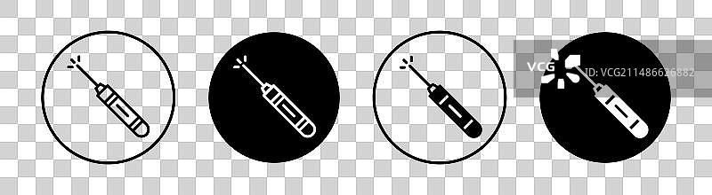 激光笔指示图标图片素材