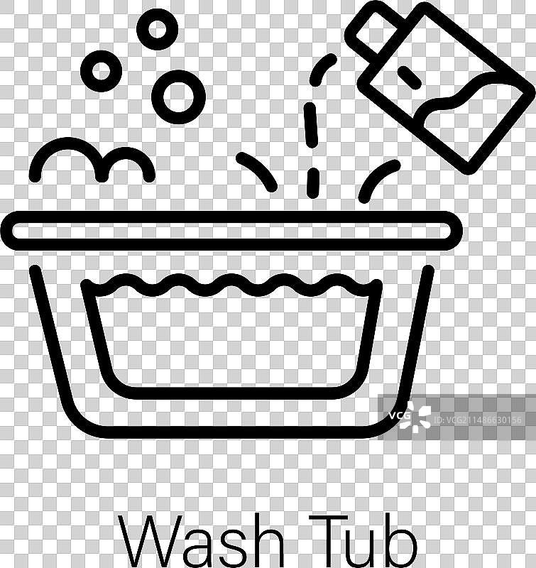 洗衣盆图片素材