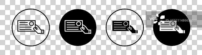 银行卡图标集图片素材