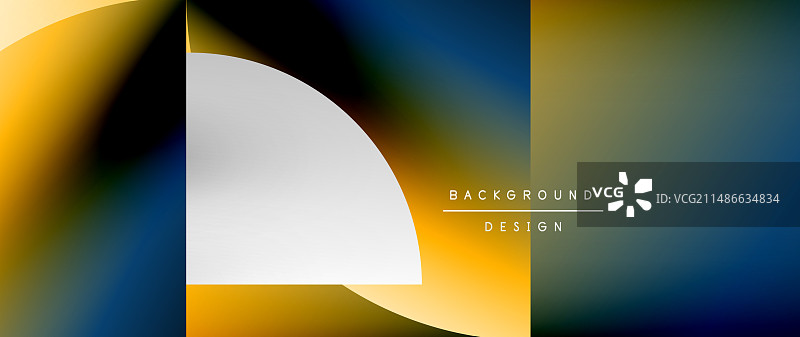 色彩鲜艳的圆圈和圆形元素最小图片素材