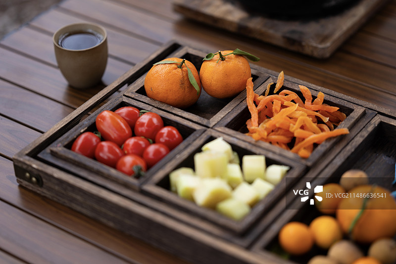 围炉煮茶图片素材