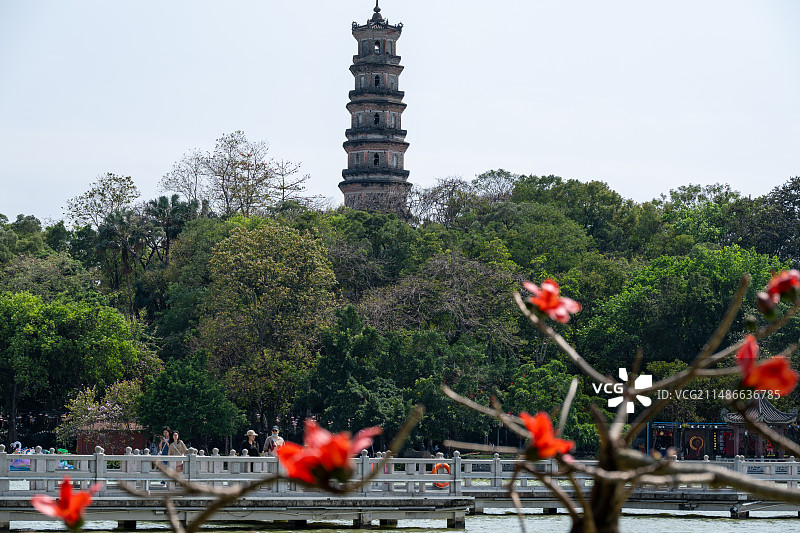 惠州西湖美景图片素材