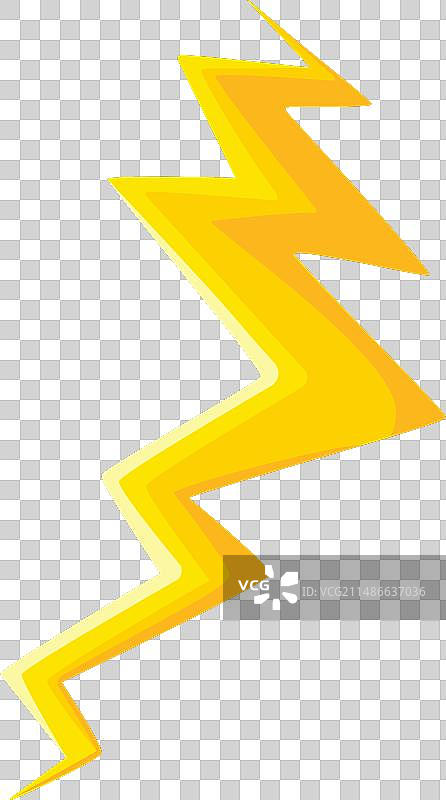 卡通闪电图标图片素材