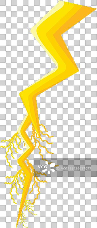 卡通闪电充电图标图片素材