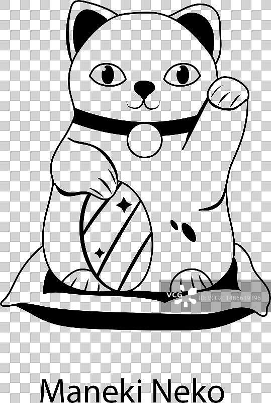 招财猫图片素材