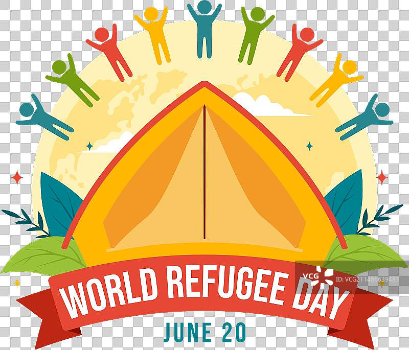 6月20日世界难民日图片素材