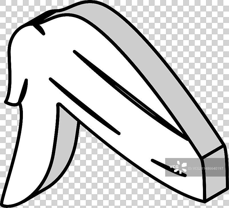 鸡翅双拼2.5D图标图片素材