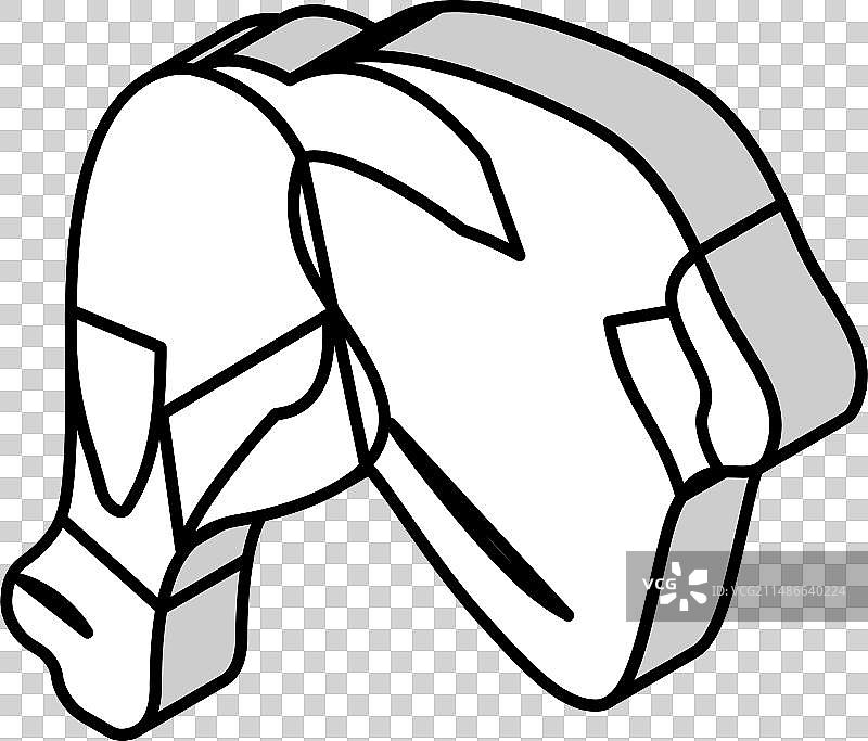 鸡腿2.5D图标图片素材