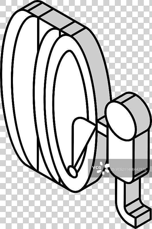 加油站建筑2.5D图标图片素材