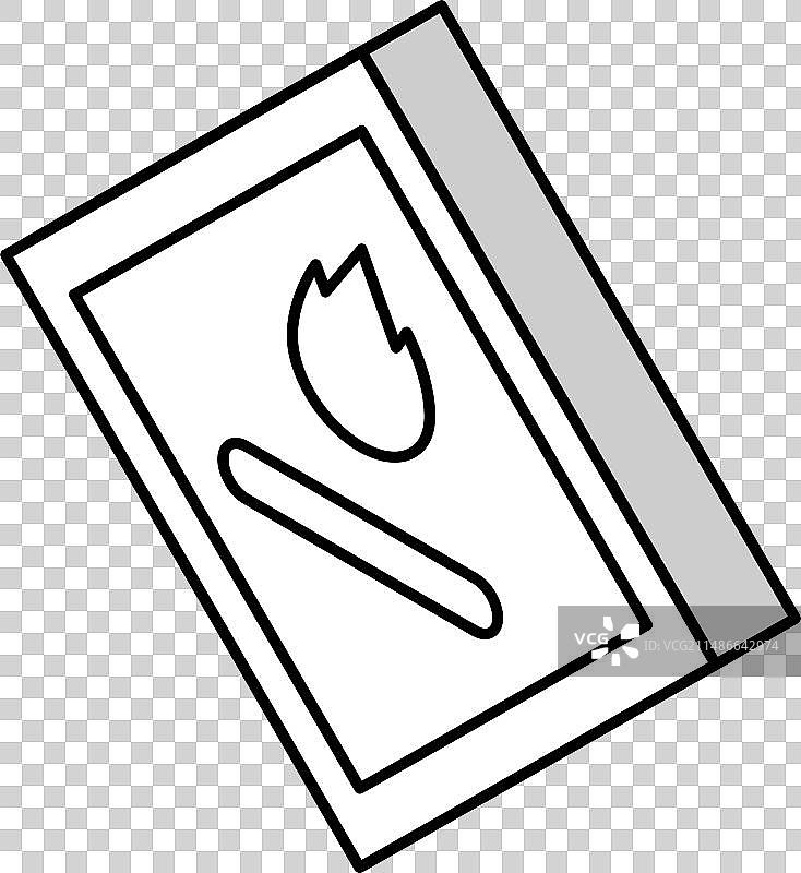 易燃标志2.5D图标图片素材