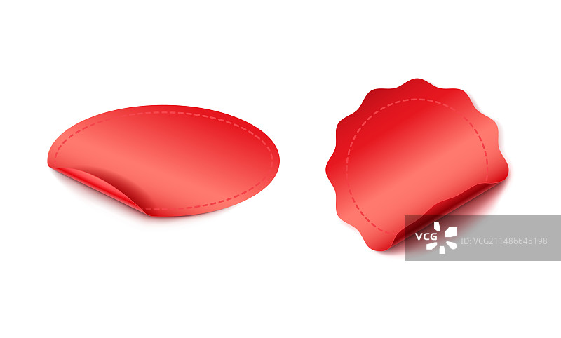 椭圆形印章徽章写实素材图片素材