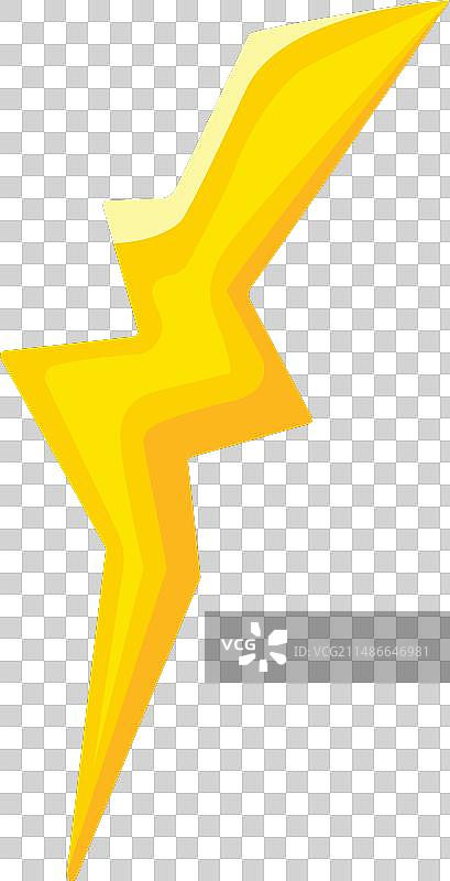 能源闪电卡通电压图标图片素材