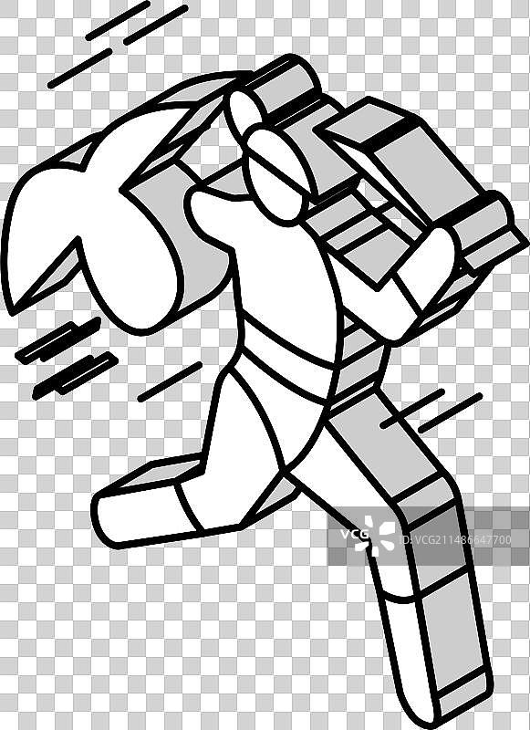 韵律体操残疾运动员2.5D图片素材