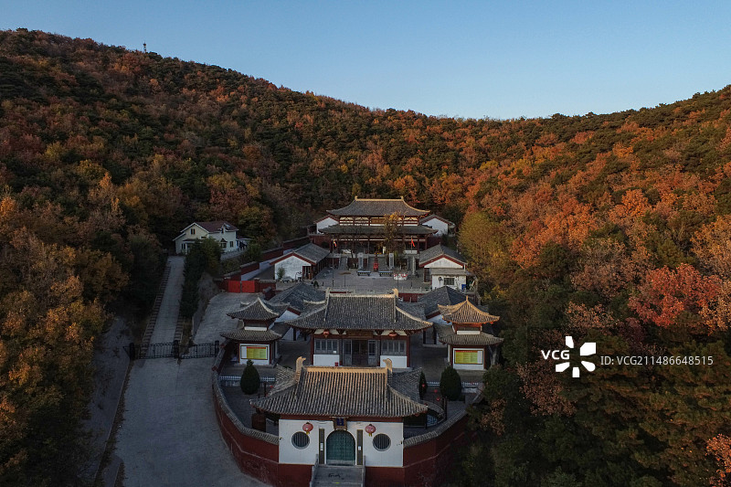 秦皇岛市海港区圆明山秋景图片素材