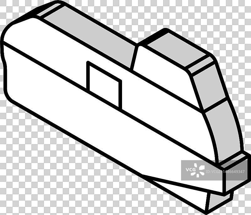 救生艇2.5D图标图片素材