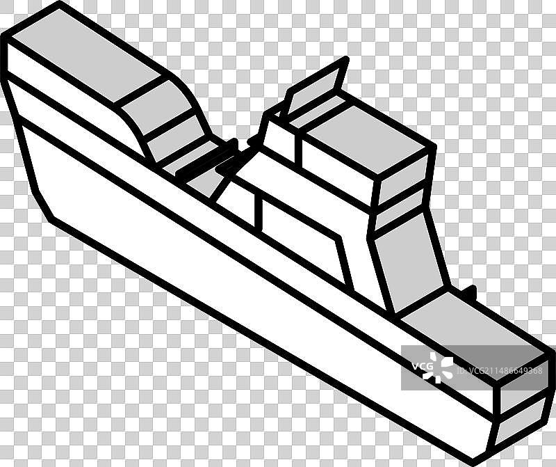 游戏船只2.5D图标图片素材