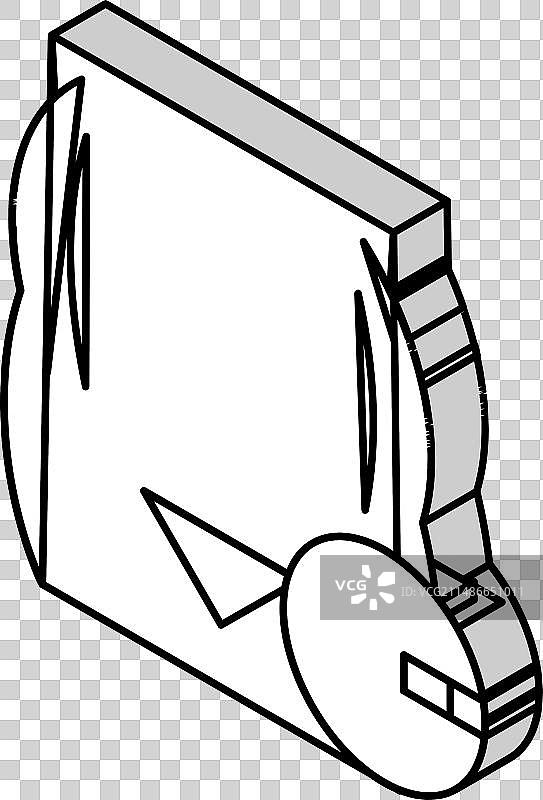 缝合伤口2.5D图标图片素材