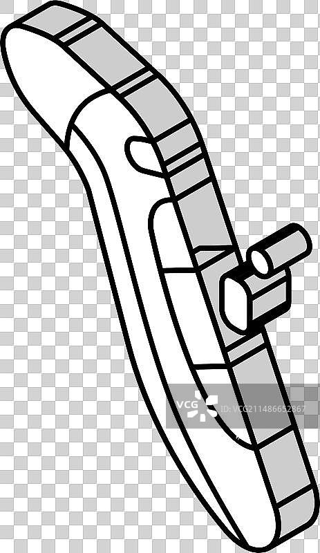 非接触式等距温度计图标图片素材