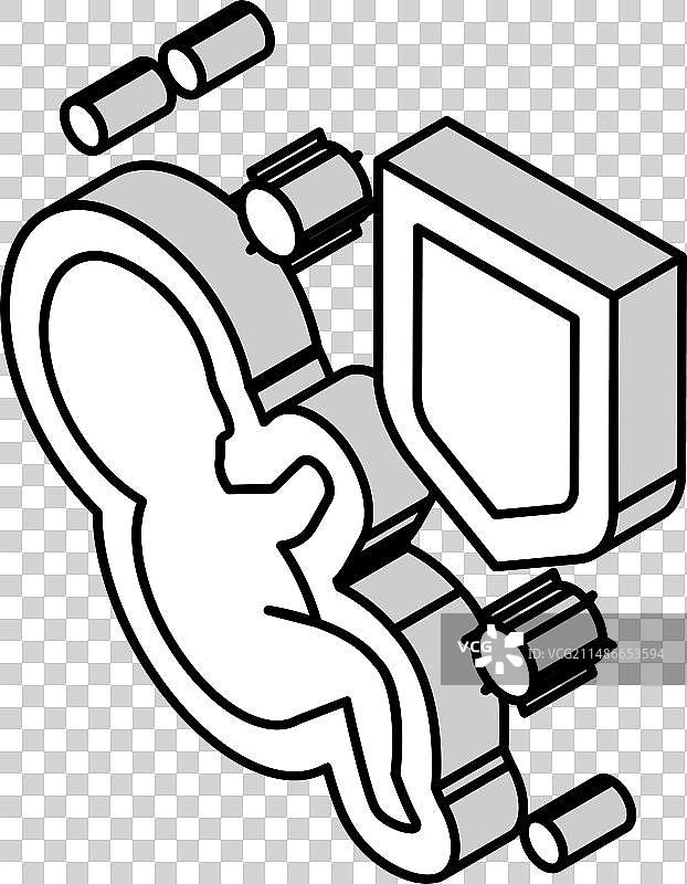 先天免疫2.5D图标图片素材