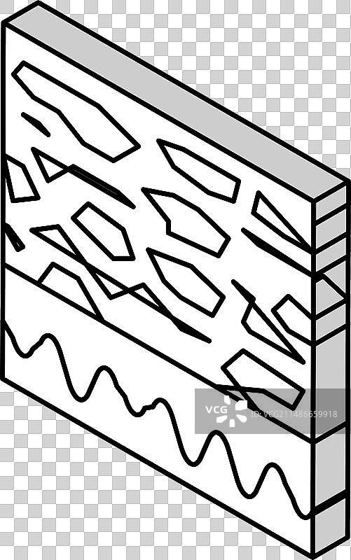 鳞状皮肤2.5D图标图片素材